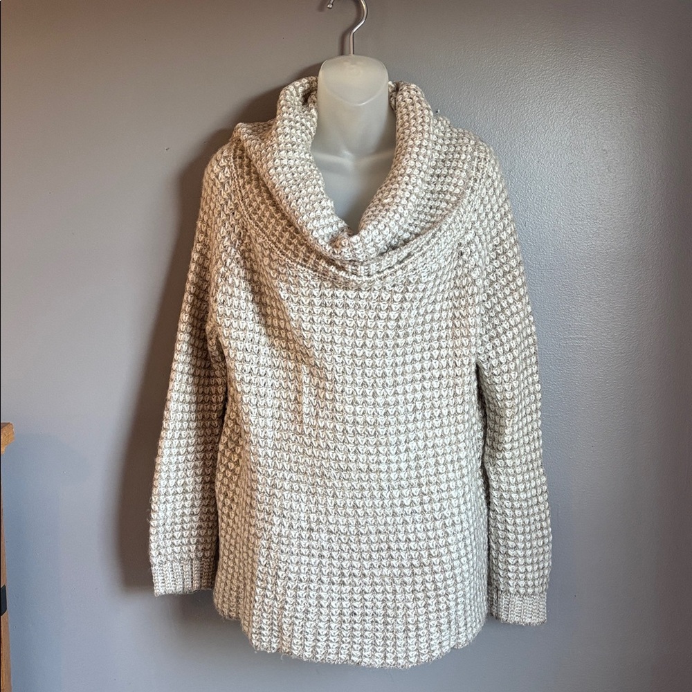BB Dakota cowl neck knit oversized sweater * sz L *